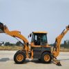Free Shipping China Factory EPA Engine Wheel Loader Mini Backhoe Excavator Loader 4X4 Backhoe Loader for Sale - Image 4