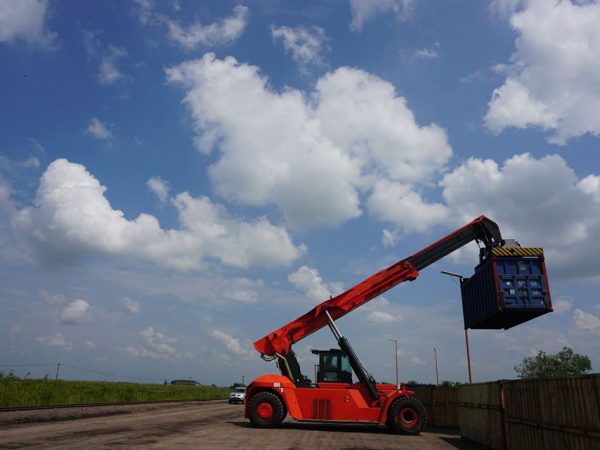 HELI 45 Empilhador de alcance de porta Ton Reach Stacker para contêineres SRSH4528-VO2 - Imagem 2