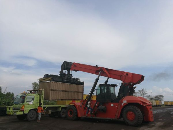HELI 45 Empilhador de alcance de porta Ton Reach Stacker para contêineres SRSH4528-VO2 - Imagem 5