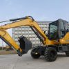 On Sale XE75WG 7 Ton Wheel Excavator with Breaker Line and Full Accessory Package - Image 4