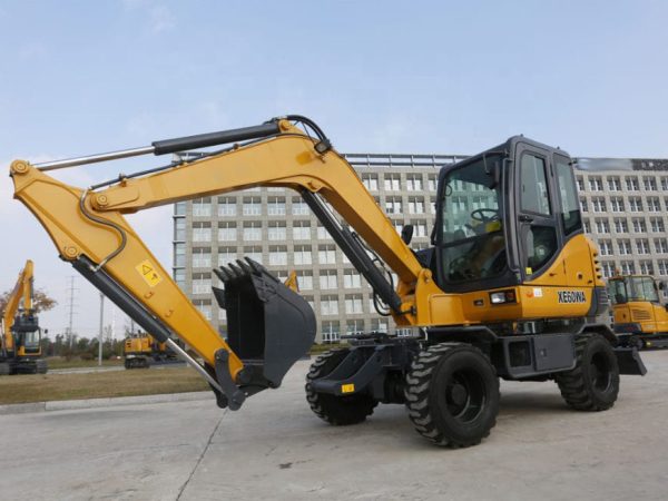 Satışta XE75WG 7 Kırıcı Hatlı ve Tam Aksesuar Paketli Ton Tekerlekli Ekskavatör - Resim 4