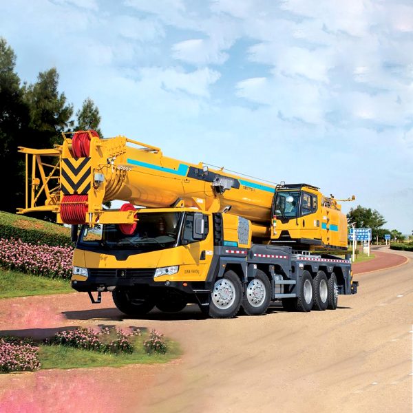 Guindaste de caminhão pesado com pneus off-road XCT100 100 guindastes móveis de elevação pesada de toneladas - Imagem 6